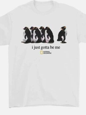 National Geographic Penguin'' I Just Gotta Be Ne'' Graphic T-shirt